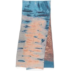 Boutiques de musées Foulards, Étoles, Châles-Étole Soleil couchant - Jacquard