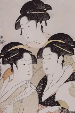 Sale Boutiques de musées Trois beautés de notre temps (toiles sans cadre)