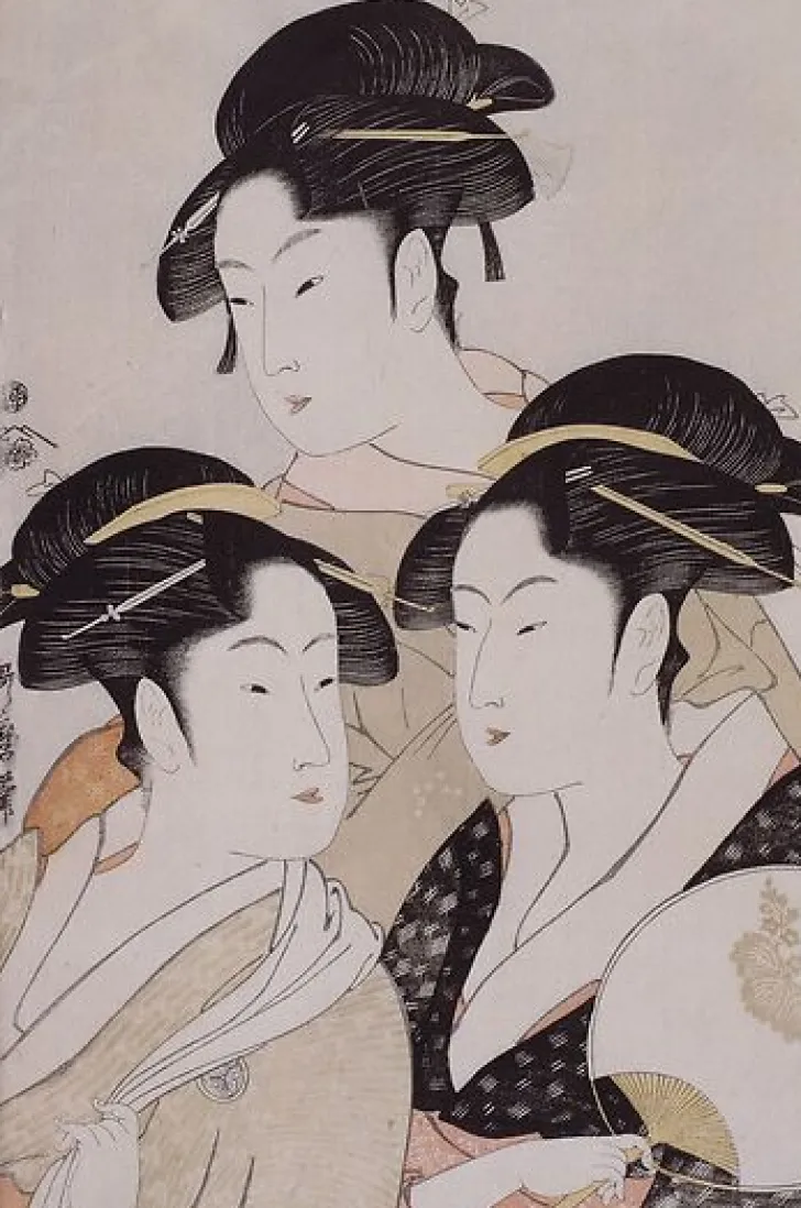 Sale Boutiques de musées Trois beautés de notre temps (toiles sans cadre)