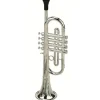 Boutiques de musées Jouets-Trompette à 4 pistons métallisée - Instrument de musique pour enfant