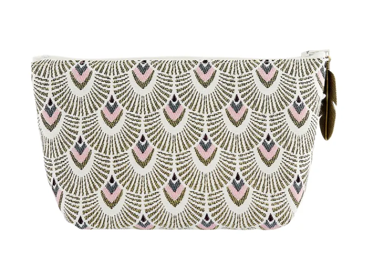 Best Boutiques de musées Trousse Art Nouveau Paon rose - 21 x 11cm