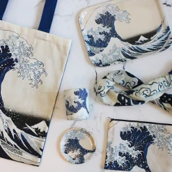 Boutiques de musées Trousses, Pochettes-Trousse Katsushika Hokusai - La grande vague - 15x21 cm