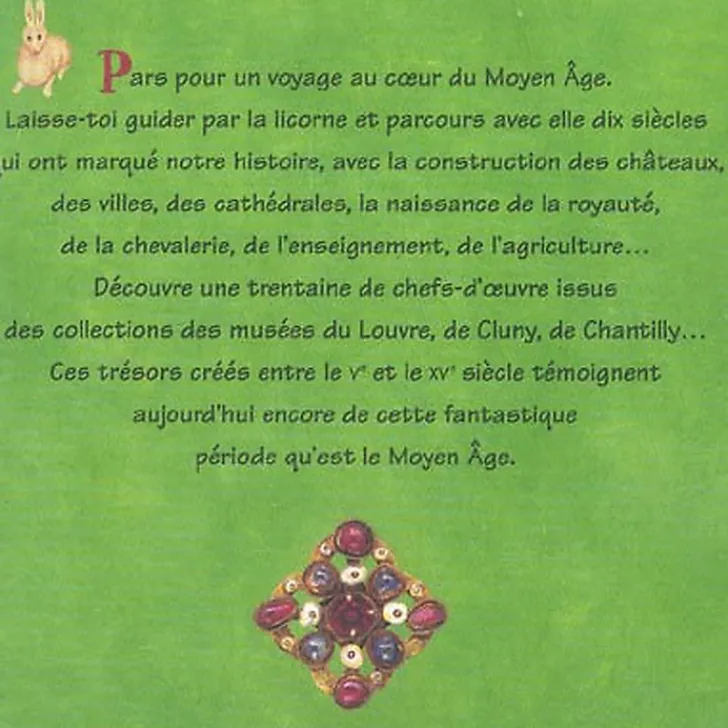 Boutiques de musées Livres Jeunesse-Trésors du Moyen Âge
