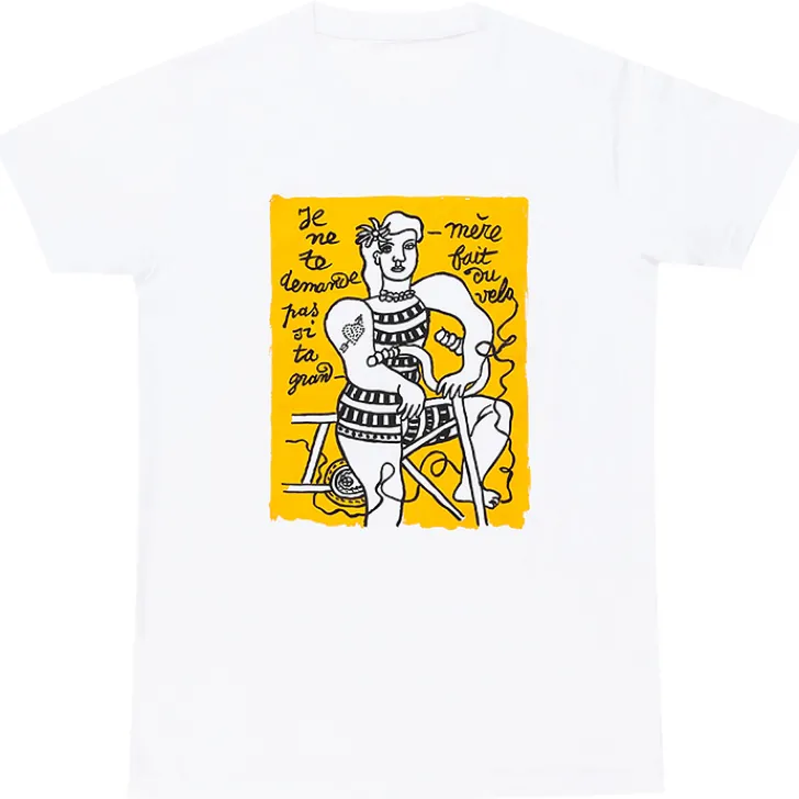 Clearance Boutiques de musées T-shirt Fernand Léger - Je ne te demande pas si ta grand-mère fait du vélo