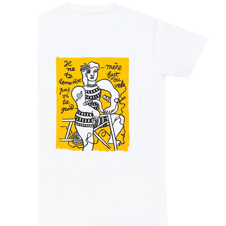 Clearance Boutiques de musées T-shirt Fernand Léger - Je ne te demande pas si ta grand-mère fait du vélo