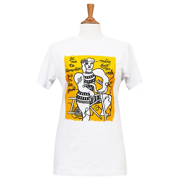 Clearance Boutiques de musées T-shirt Fernand Léger - Je ne te demande pas si ta grand-mère fait du vélo