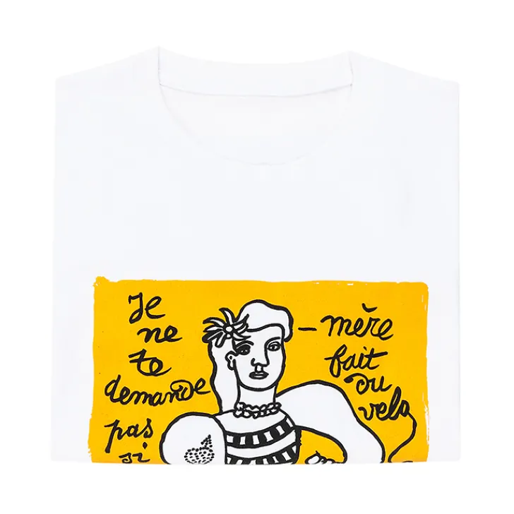 Clearance Boutiques de musées T-shirt Fernand Léger - Je ne te demande pas si ta grand-mère fait du vélo