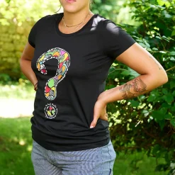 Boutiques de musées T-Shirts Et Sweats-T-shirt noir Femme Niki de Saint Phalle - Point d'interrogation