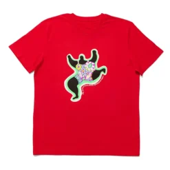 Boutiques de musées T-Shirts Et Sweats-T-shirt rouge Unisex Leaping Nana - Niki de Saint Phalle