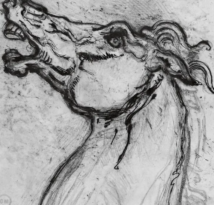 Boutiques de musées Panneaux Aluminium|Affiches D'Art Encadrées-Tête de cheval pour Diomède (panneaux aluminium)