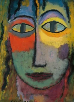 Boutiques de musées Affiches D'Art Encadrées|Toiles Encadrées-Tête de femme « Méduse ». Lumière et Ombre (affiches d'art encadrées)