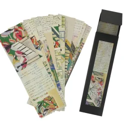 Boutiques de musées Cartes Et Marques Pages-Étui de 16 marque pages "Dit du Genji" format 5 x 17 cm