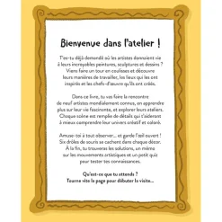 Boutiques de musées Livres Jeunesse-Une journée avec les artistes