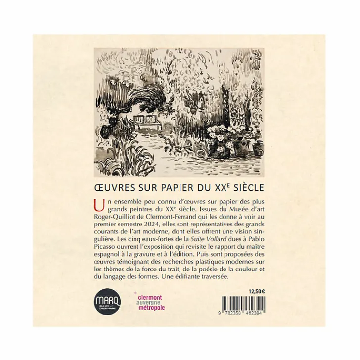 Sale Boutiques de musées Œuvres sur papier du XXe siècle - Catalogue d'exposition