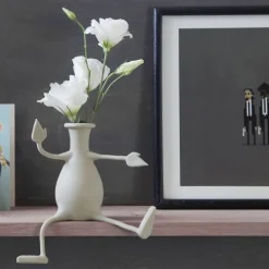 Sale Boutiques de musées Vase Florino - Gris