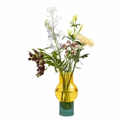 Boutiques de musées Design|Art De La Maison-Vase tube Bulle - Jaune