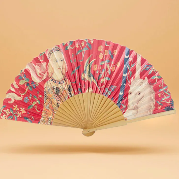 Boutiques de musées Eventails-Éventail La Dame à la licorne - Le Goût