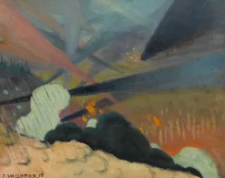 Boutiques de musées Verdun, esquisse, 1917 (panneaux aluminium)