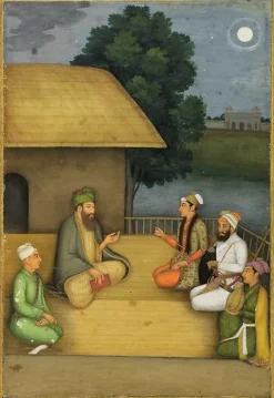 Boutiques de musées Toiles Encadrées-Visite d’un prince á l’ermitage d’un soufi (toiles encadrées)