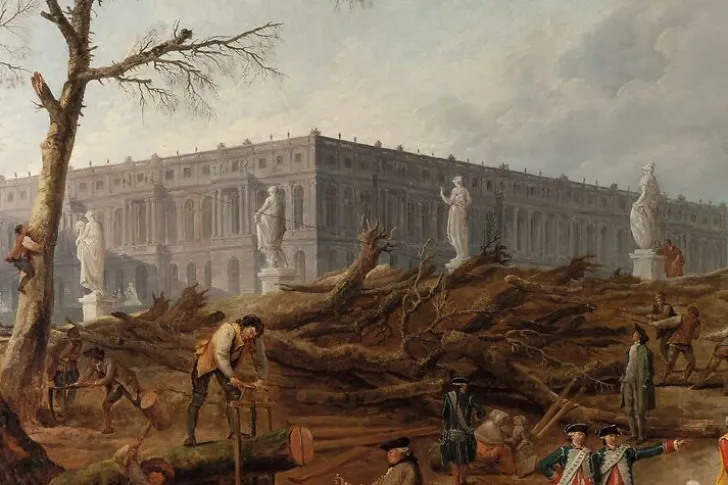 New Boutiques de musées Vue du Bosquet des "Bains d'Apollon" (toiles sans cadre)