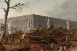 Boutiques de musées Panneaux Aluminium|Panneaux Acryliques-Vue du Bosquet des "Bains d'Apollon" (panneaux aluminium)