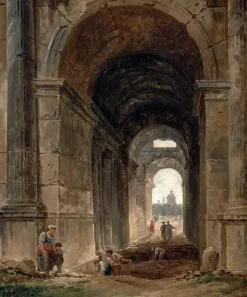 Outlet Boutiques de musées Vue du guichet des Arts (toiles sur châssis)